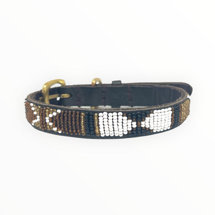 Small / Gold Black & White