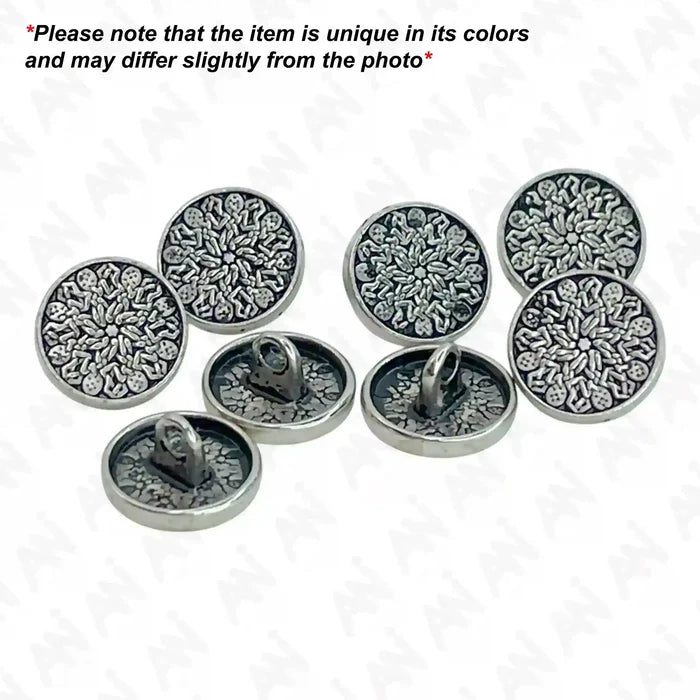 Mandala Pattern Design Buttons