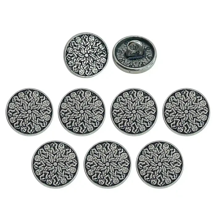 Mandala Pattern Design Buttons