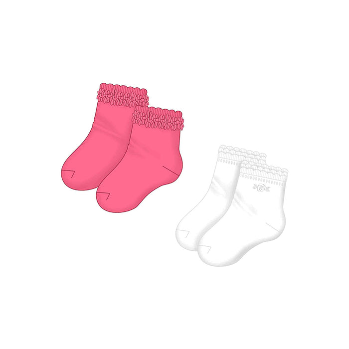 Mayoral 2pc Socks Set - Magenta