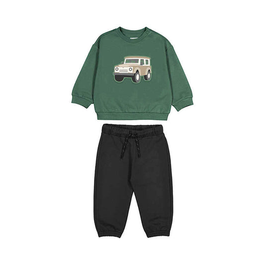 Mayoral 2pc Tracksuit - Fir Green Truck