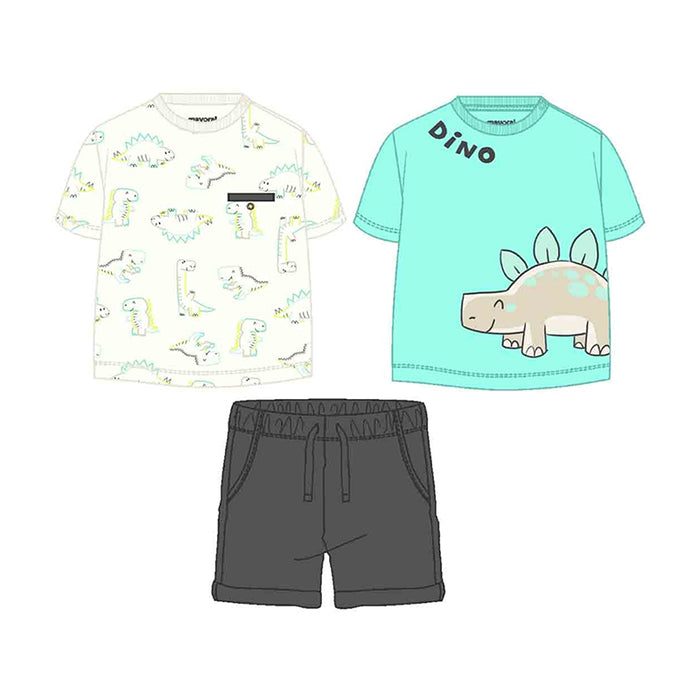 Mayoral 3pc Tee set - Lake