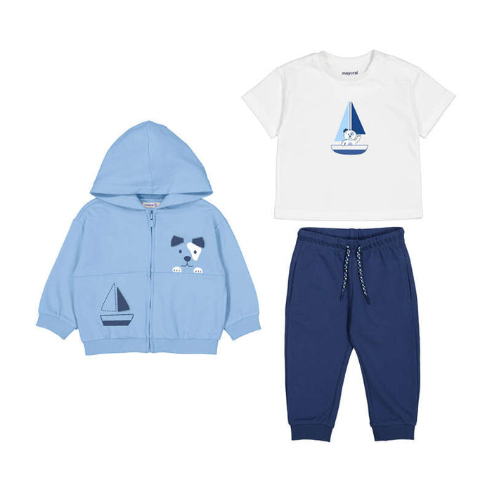 Mayoral 3pc Tracksuit - Sky Blue