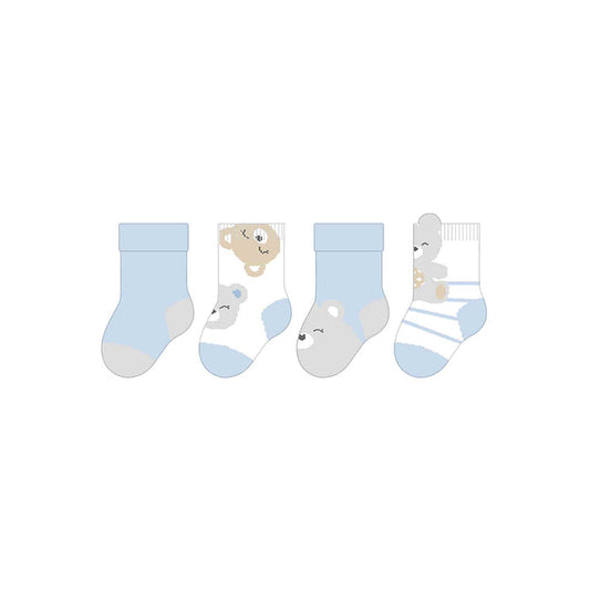 Mayoral 4pc Sock Set - Sky