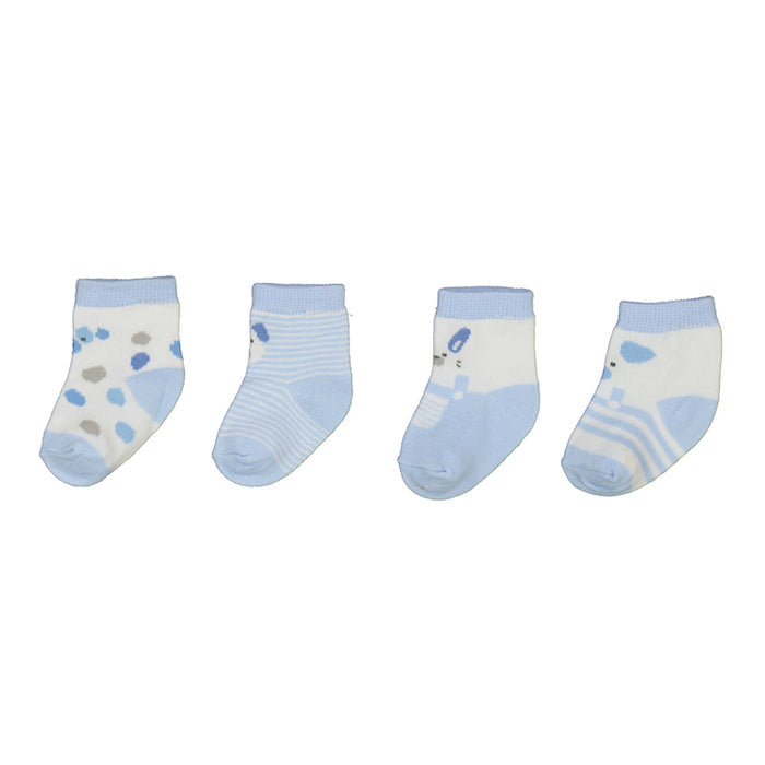 Mayoral 4pc Socks Set  - Blue