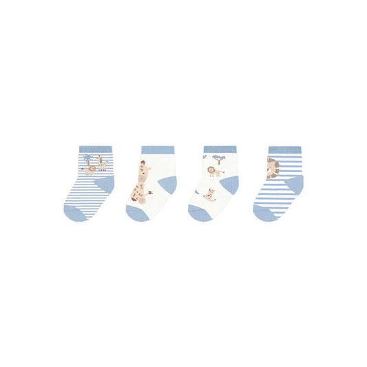 Mayoral 4pck Socks Set - Atlantis Blue