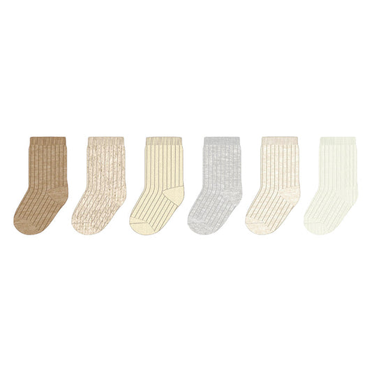 Mayoral 6 Pairs Socks Set - Neutrals