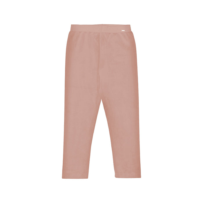 Mayoral Basic Velvet Leggings - Makeup Pink