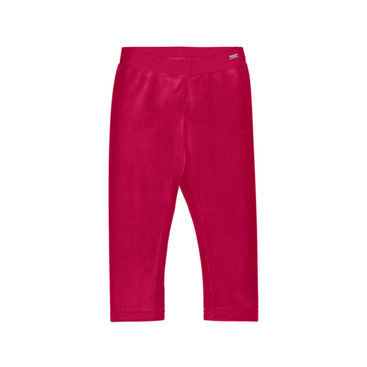 Mayoral Basic Velvet Leggings - Red