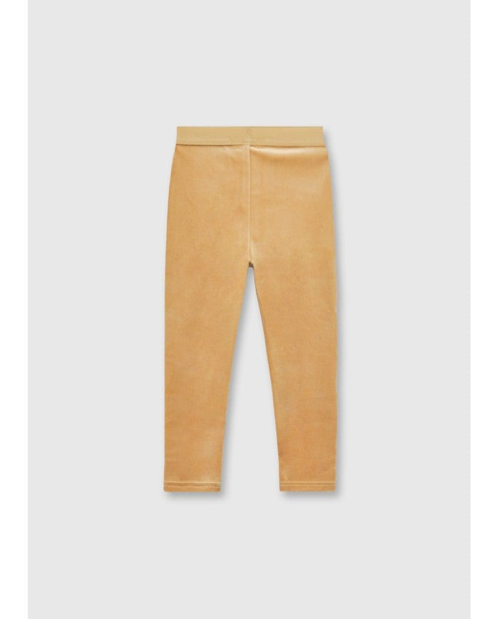 Mayoral Basic Velvet Leggings - Toffee
