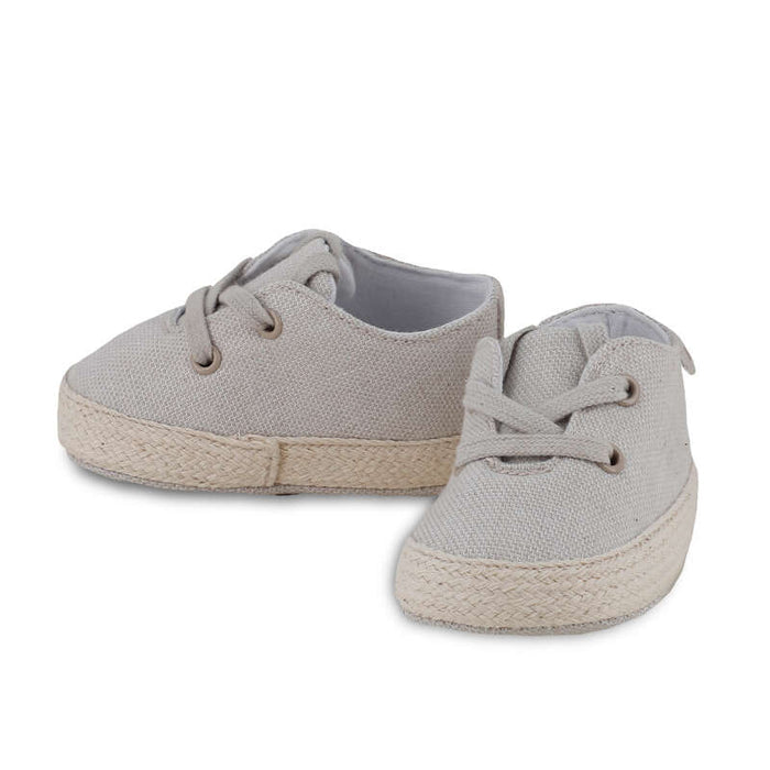 Mayoral Blucher Newborn Shoes - Mole Gray