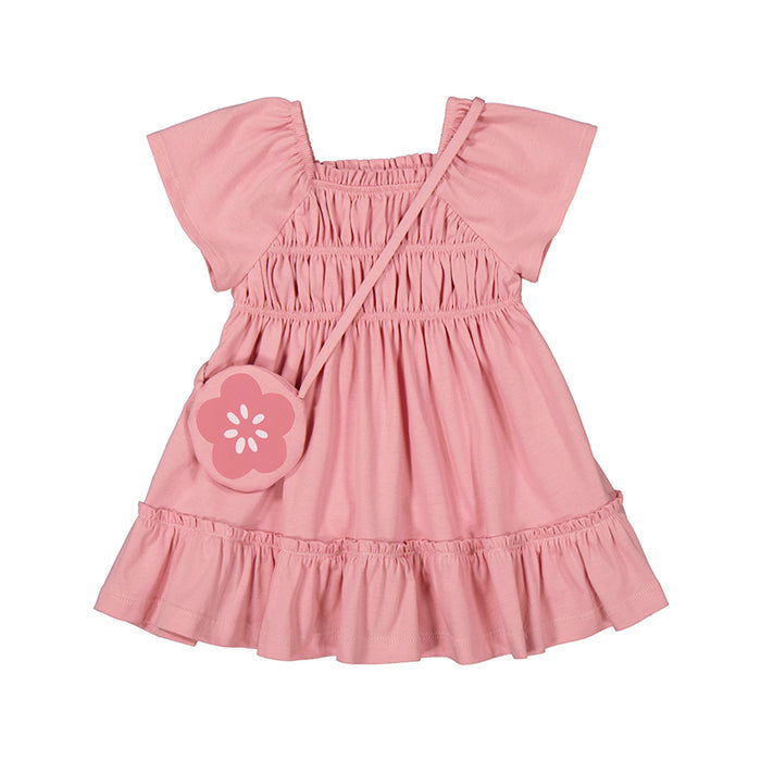 Mayoral Dress with Bag - Rose