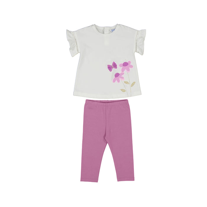 Mayoral Dressy Legging Set - Orchid