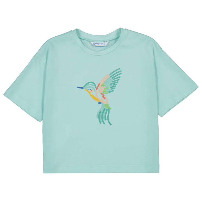 Mayoral Drop Shoulder T-Shirt - Aniseed