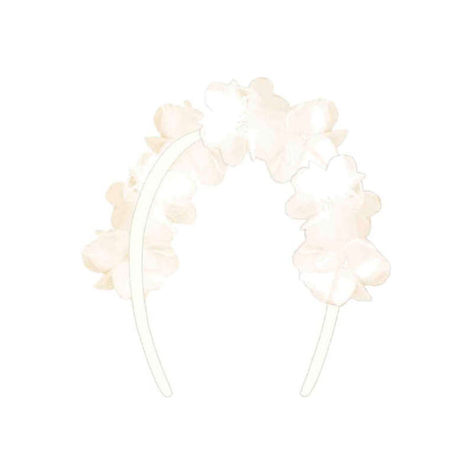 Mayoral Flower Headband - Natural/ Ecru