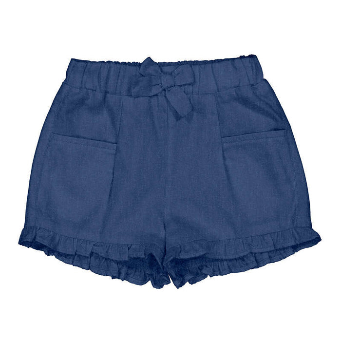 Mayoral Flowy Shorts - Dark Denim
