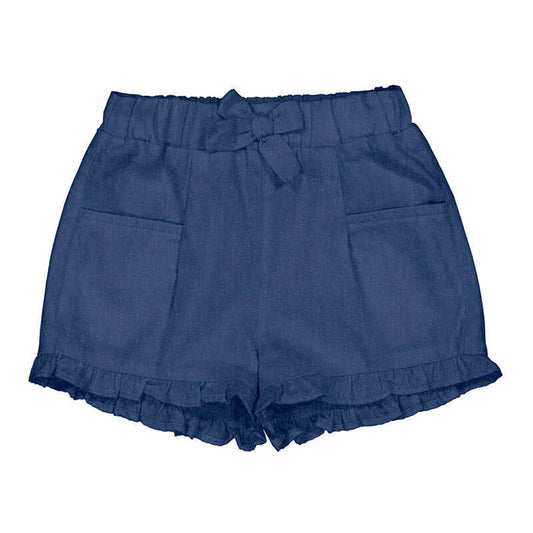 Mayoral Flowy Shorts - Dark Denim