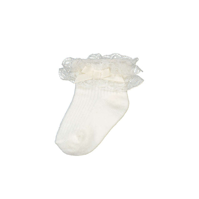 Mayoral Frilly Socks - Natural