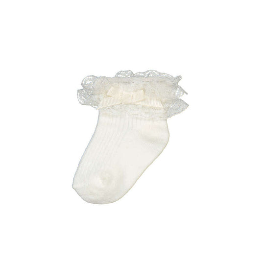 Mayoral Frilly Socks - Natural