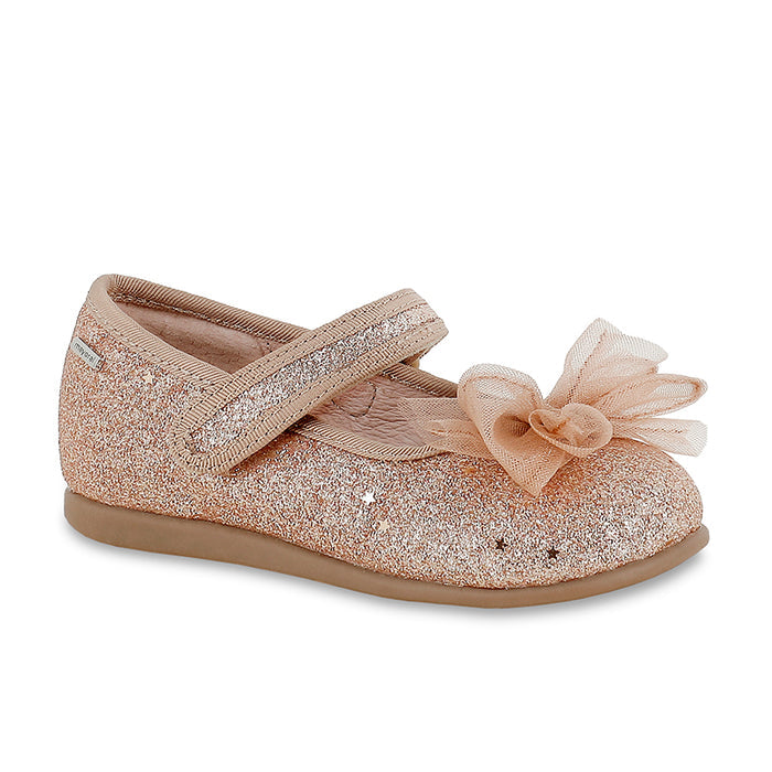 Mayoral Glitter Mary Jane - Dark Gold
