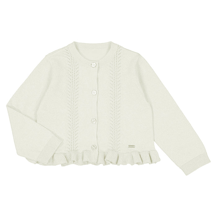 Mayoral Knit Cardigan - Natural
