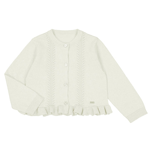 Mayoral Knit Cardigan - Natural