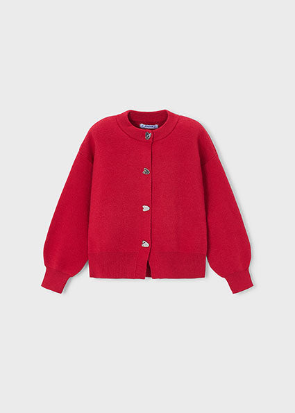 Mayoral Knit Cardigan - Red