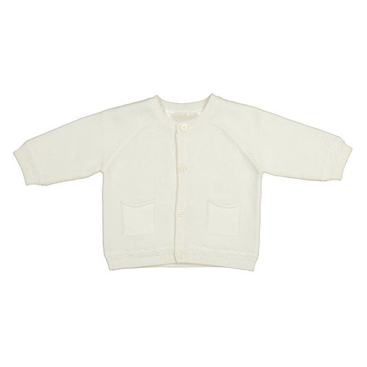 Mayoral Knit Cardigan - White
