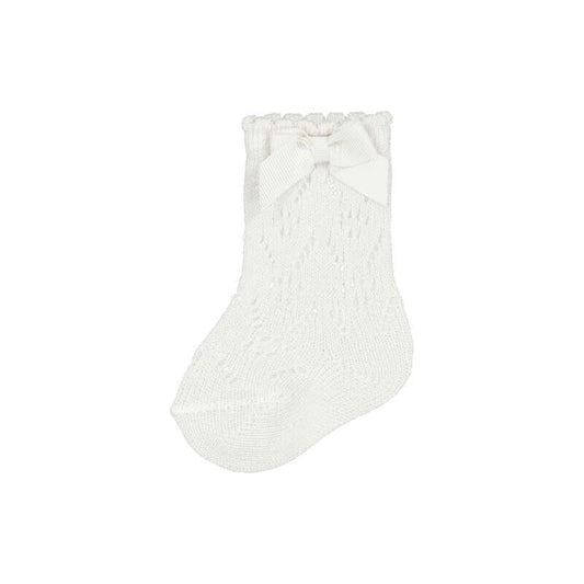 Mayoral Knit Socks - Natural White