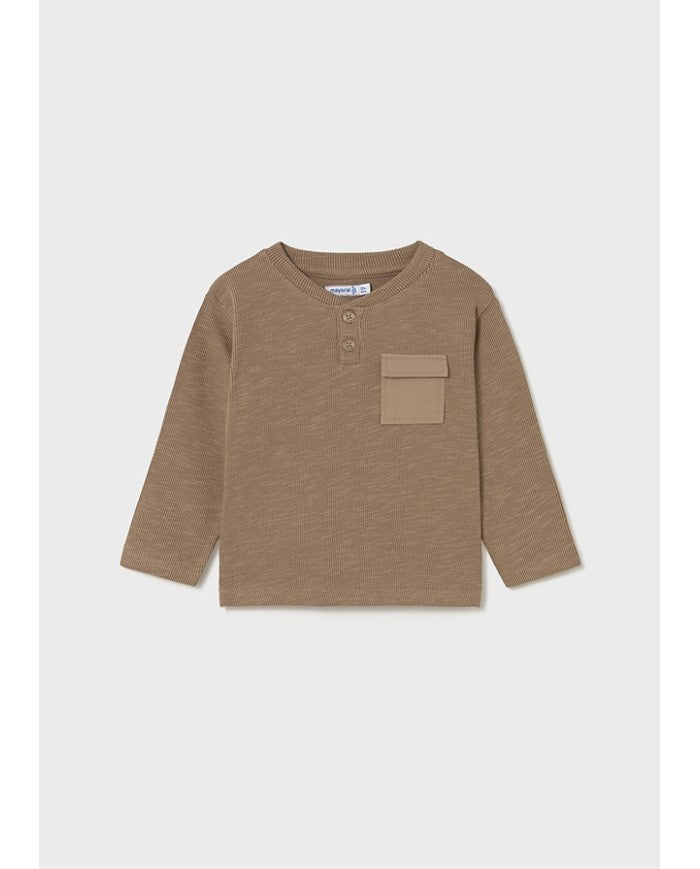 Mayoral Long Sleeve T-Shirt - Caramel