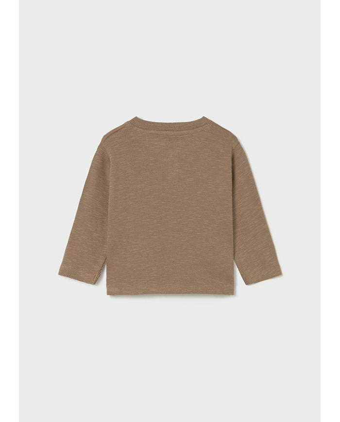 Mayoral Long Sleeve T-Shirt - Caramel