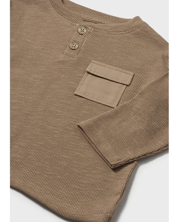 Mayoral Long Sleeve T-Shirt - Caramel
