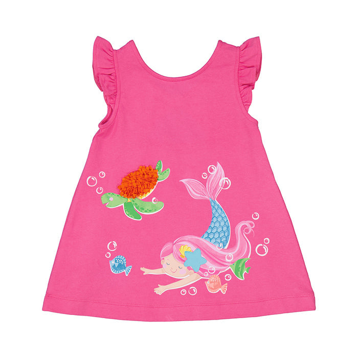 Mayoral Printed Dress - Fuchsia Mermaid