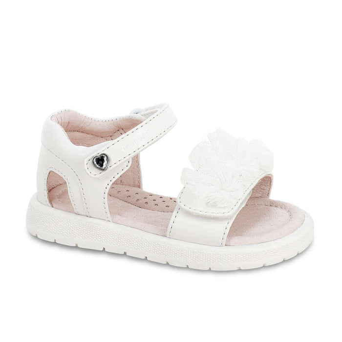 Mayoral Sandals - White with Hearts
