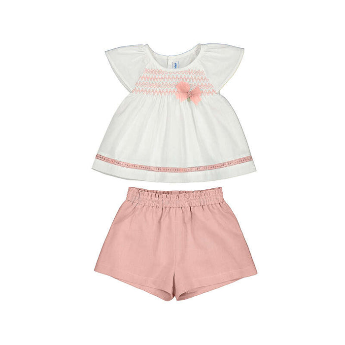 Mayoral Short and Blouse Set - Blossom