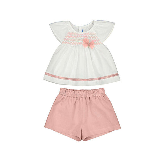Mayoral Short and Blouse Set - Blossom