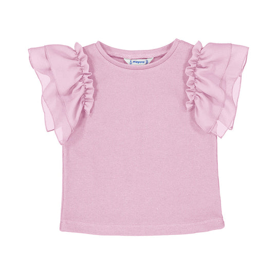Mayoral Short SLeeve Shirt - Mauve