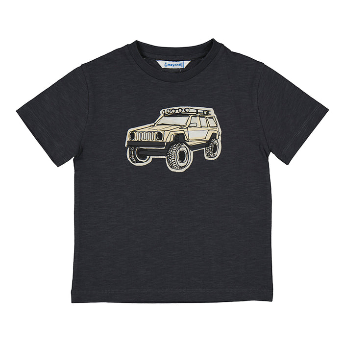 Mayoral Short Sleeve Tee - Asphalt Truck
