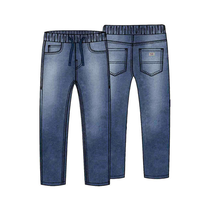 Mayoral Soft Denim Jogger Pants - Dark