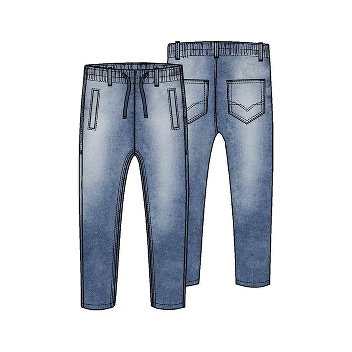 Mayoral Soft Denim Jogger Pants