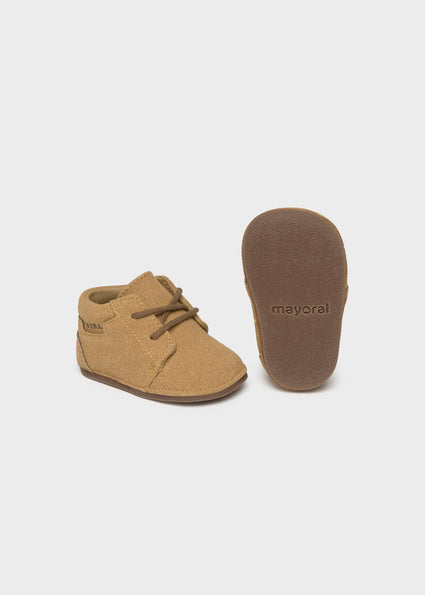 Mayoral Suede Baby Boots - Caramel