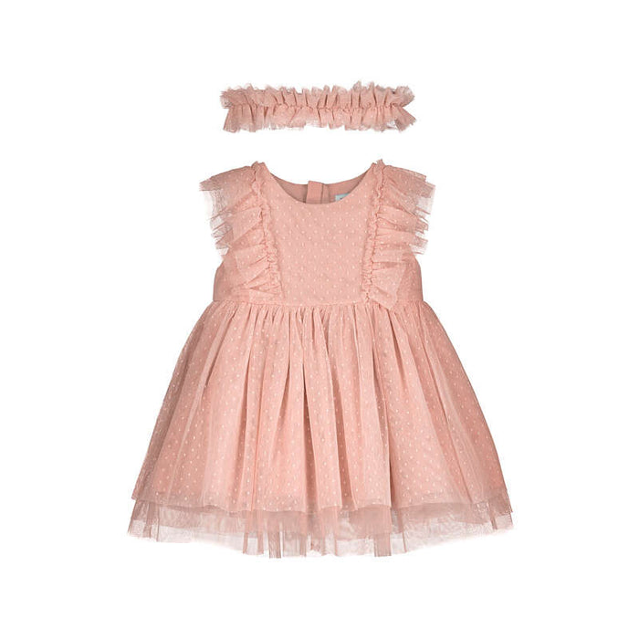 Mayoral Tulle Dress with Headband - Blossom