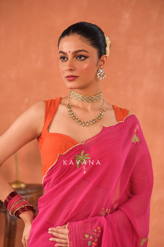 Meera Chanderi Sari