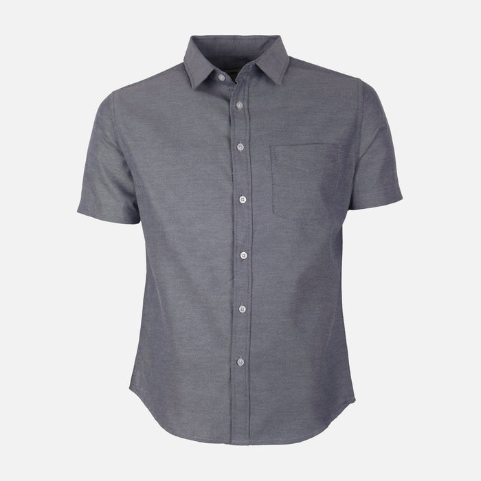 Men Basic Oxford Short Sleeve Shirt
