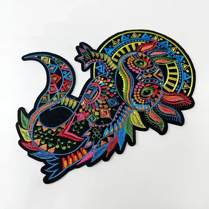 Mexican Folk Art Axolotl Design