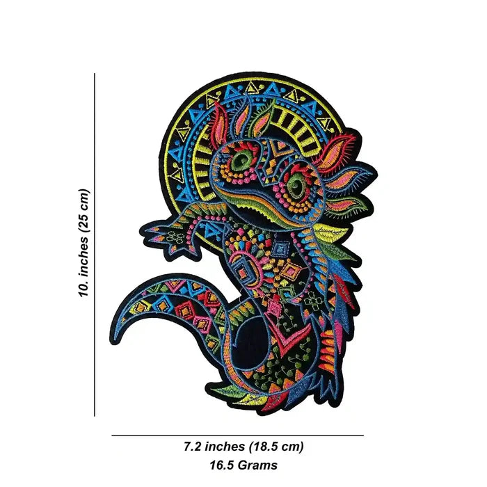 Mexican Folk Art Axolotl Design