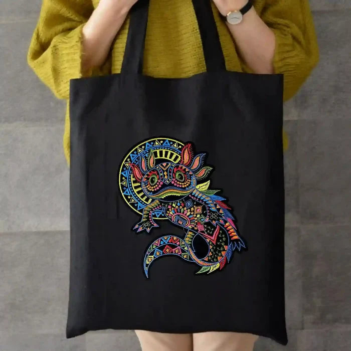 Mexican Folk Art Axolotl Design