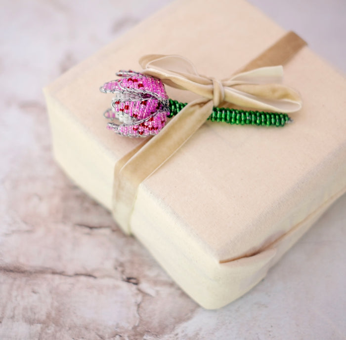 Miniature Beaded Protea Flower