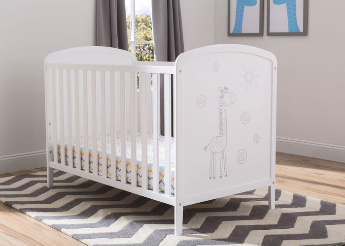 Delta Children, Bianca With Animal Motif (1303), Modbaby 3-in-1 Crib, hangtag, a2a
