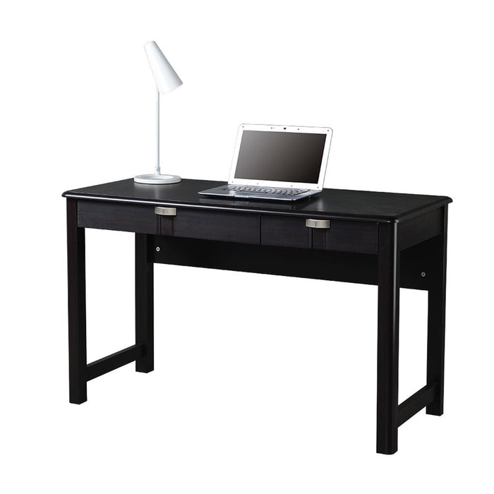 Modern Design Contemporary Workstation Desk - Espresso Black